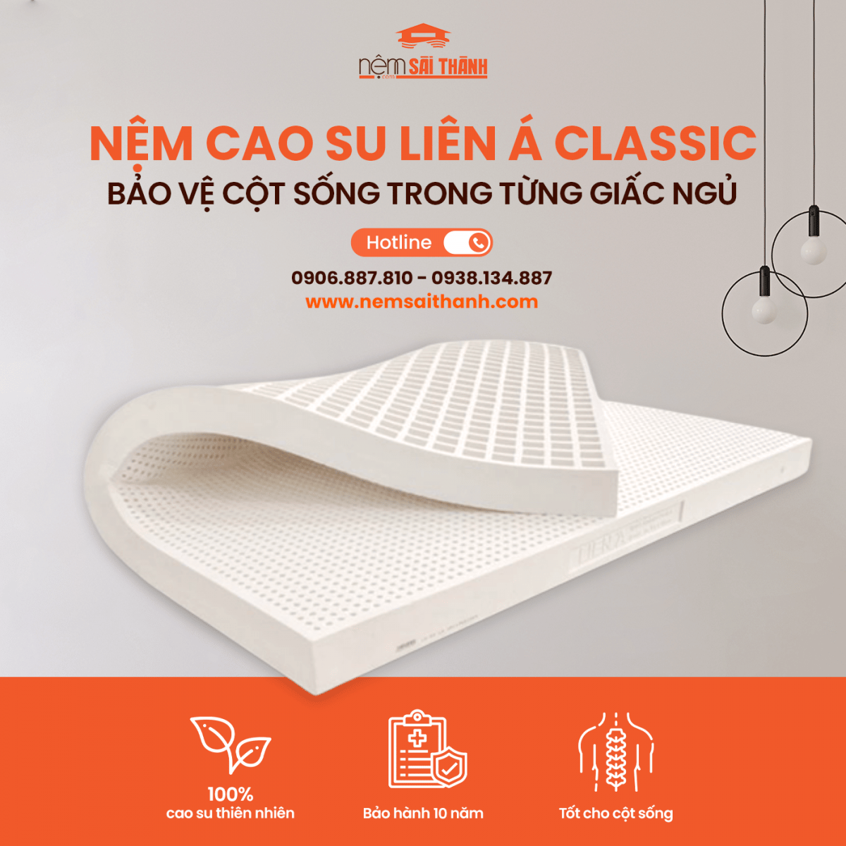Nệm cao su Liên Á Classic
