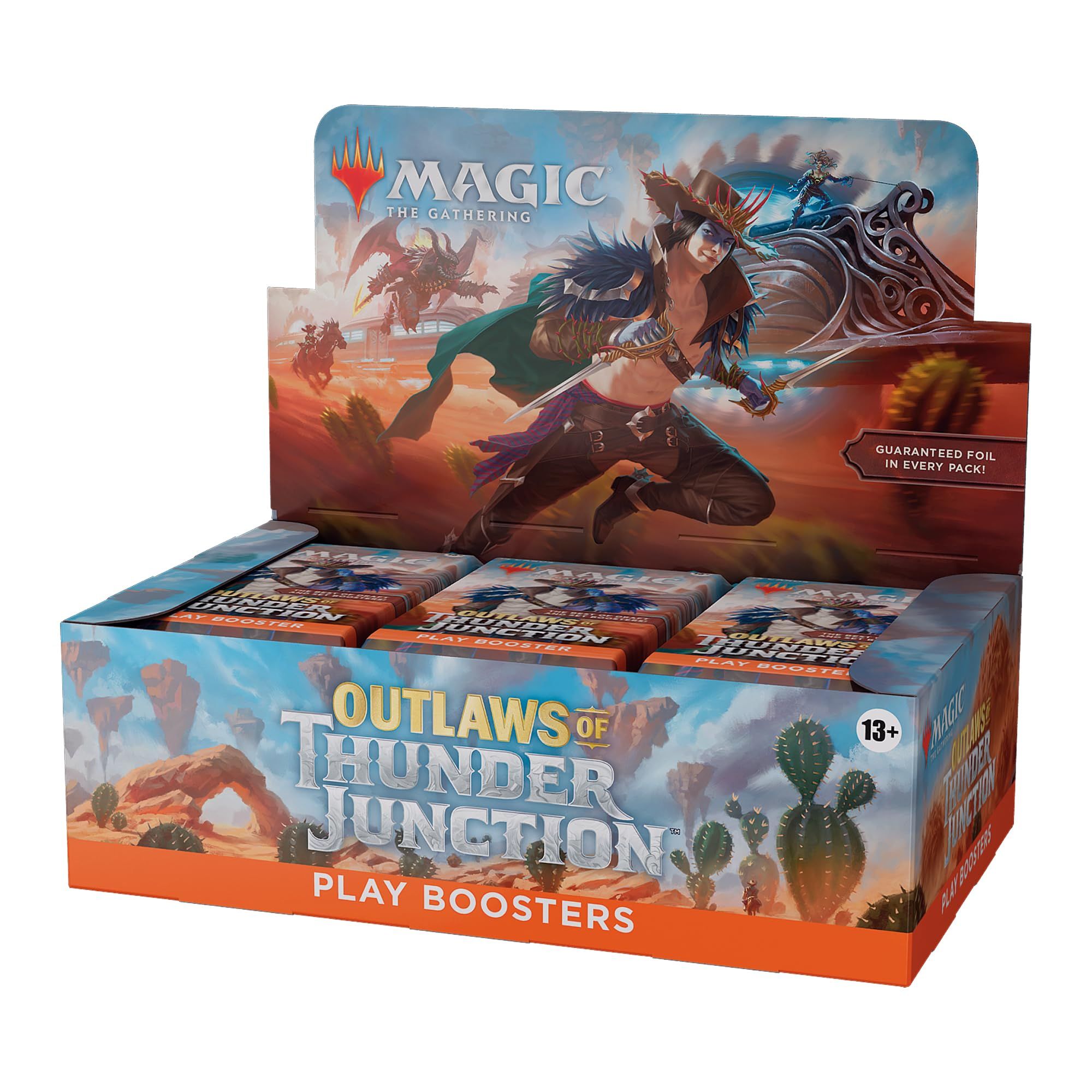 Magic The Gathering Outlaws of Thunder Junction Play Booster Box 36 Packs Sealed MTG OTJ