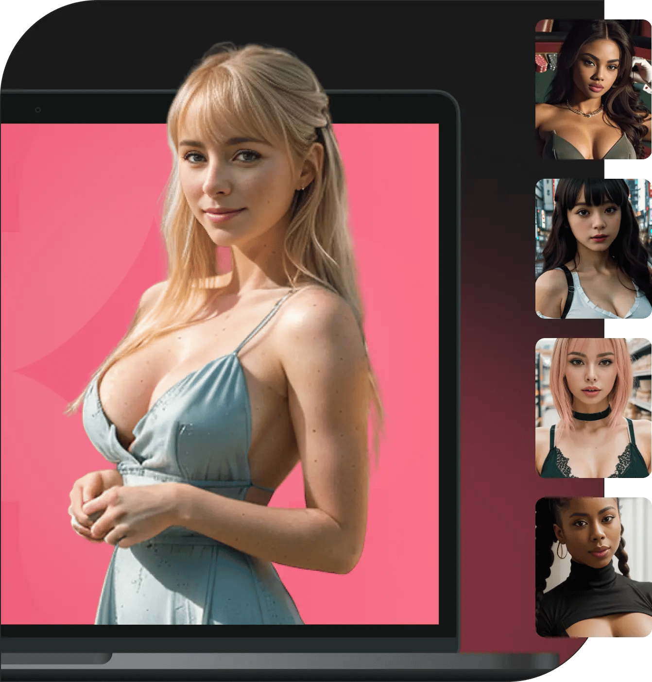 Candy AI image generation screenshot