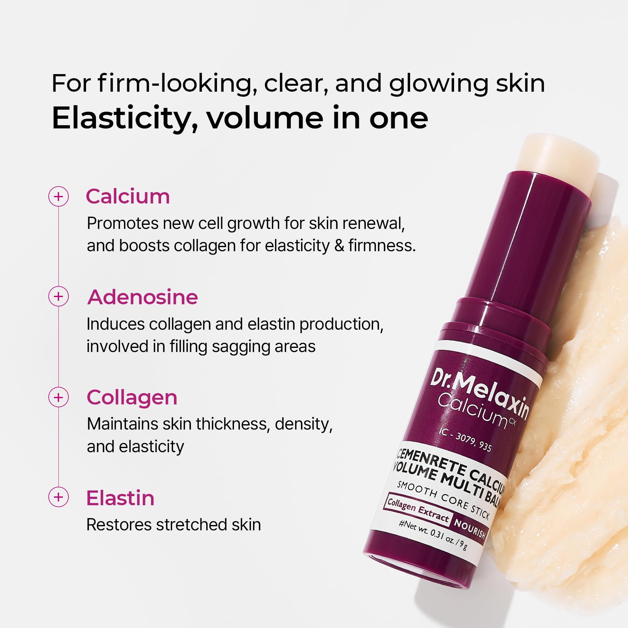 Dr Melaxin Calcium Multi Balm Stick review best collagen wrinkle stick for face and neck