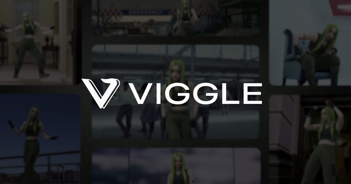 Viggle AI Motion Control feature showing pose-driven character animation