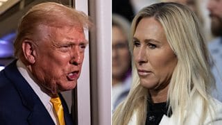 President Trump responding to Greene's resignation