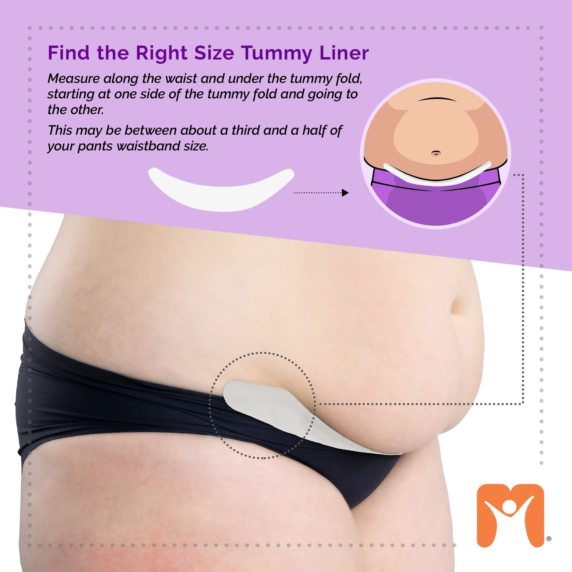 100 percent cotton tummy liner pack of 3