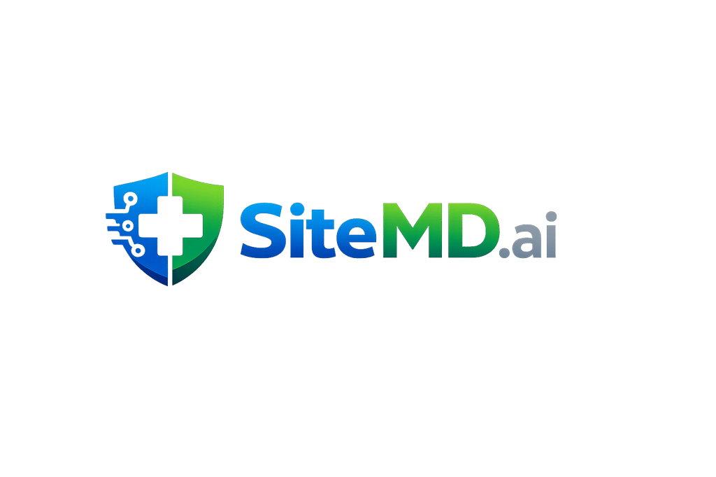 SiteMD AI Dashboard - Website Health Scanner Interface