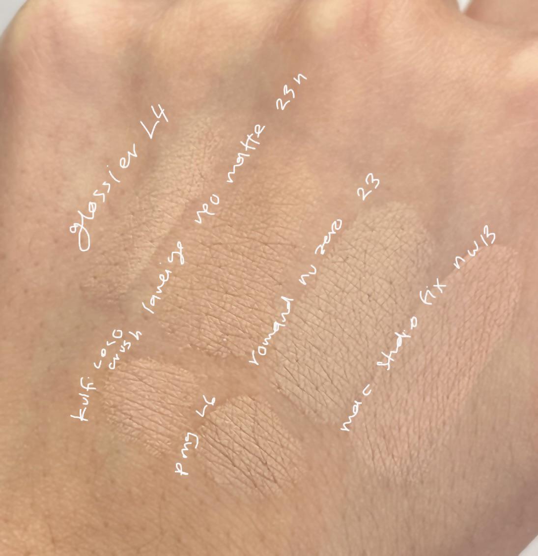 ロムアンドクッション色比較