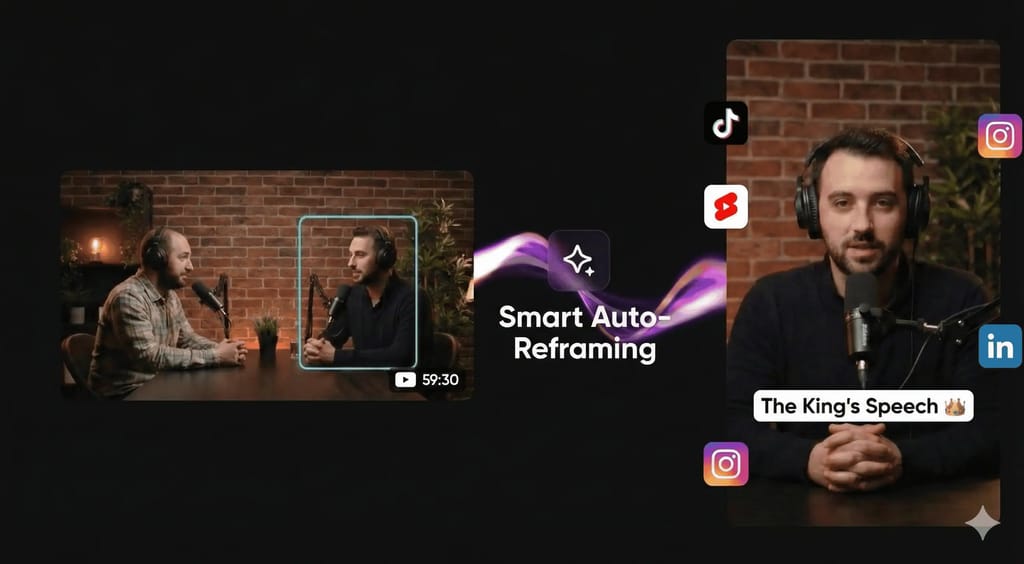 ReelifyAI interface showing clean, intuitive design