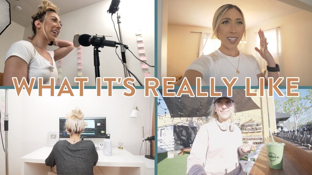 Influencer Recording Content