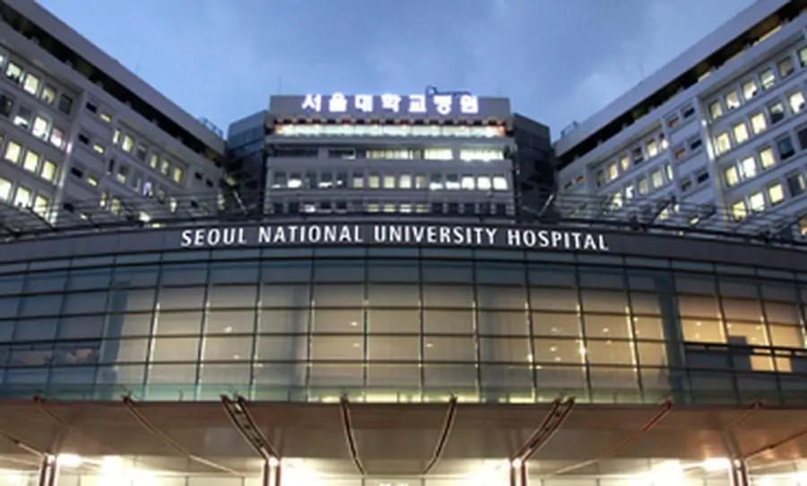 Modern Korean hospital facility showing advanced medical infrastructure and international patient services
