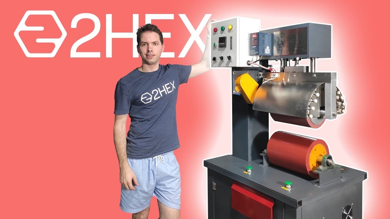 Heat transfer printing machine applying graphics to skateboard deck horizontal manufacturing process