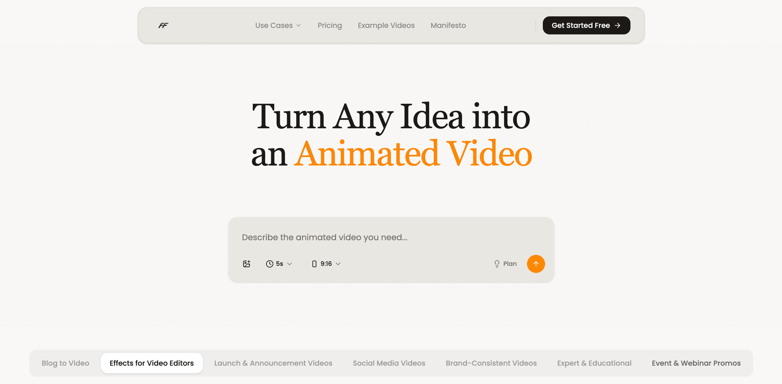 Fluent Frame AI - Professional Animated Video Generation Platform