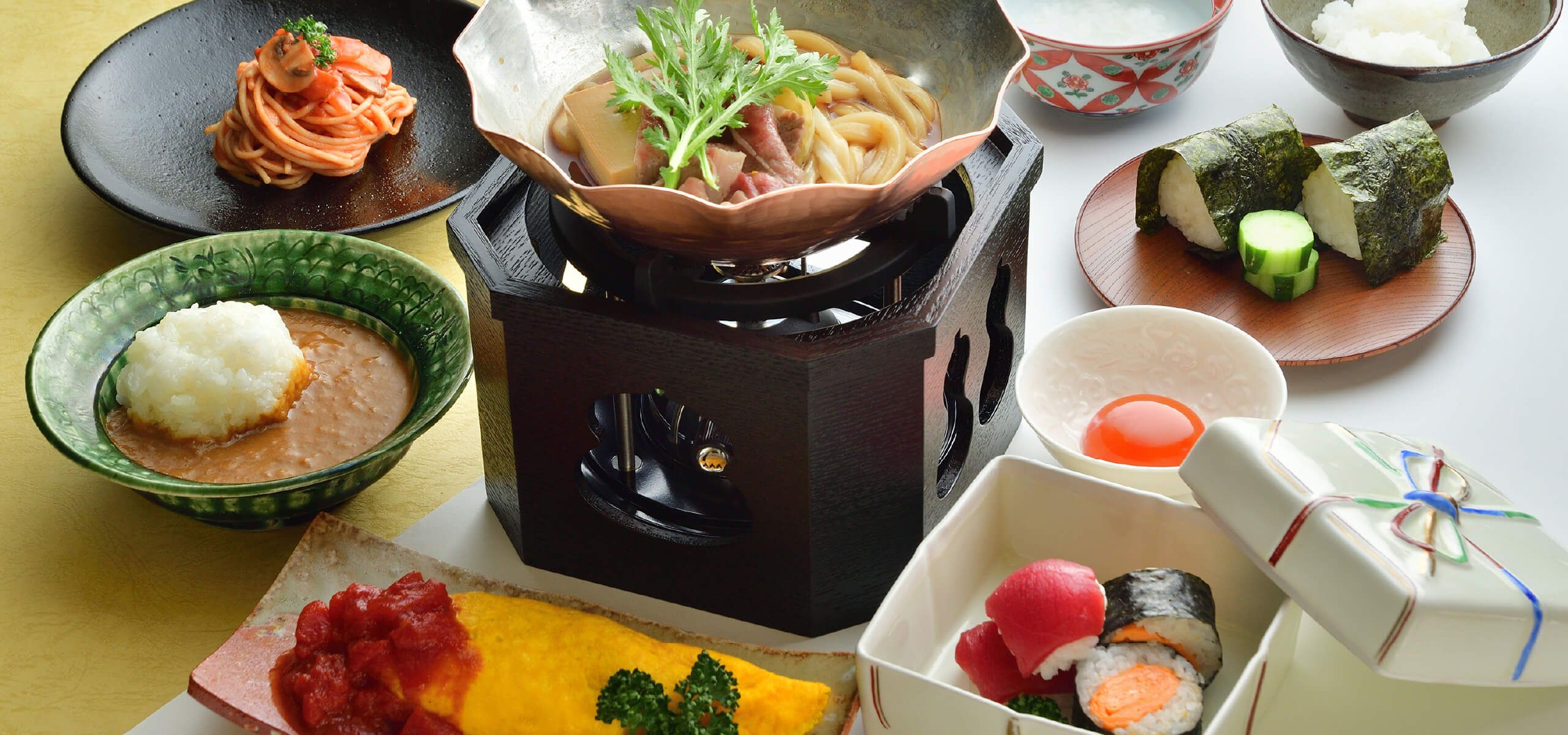 시로야마 호텔 요리