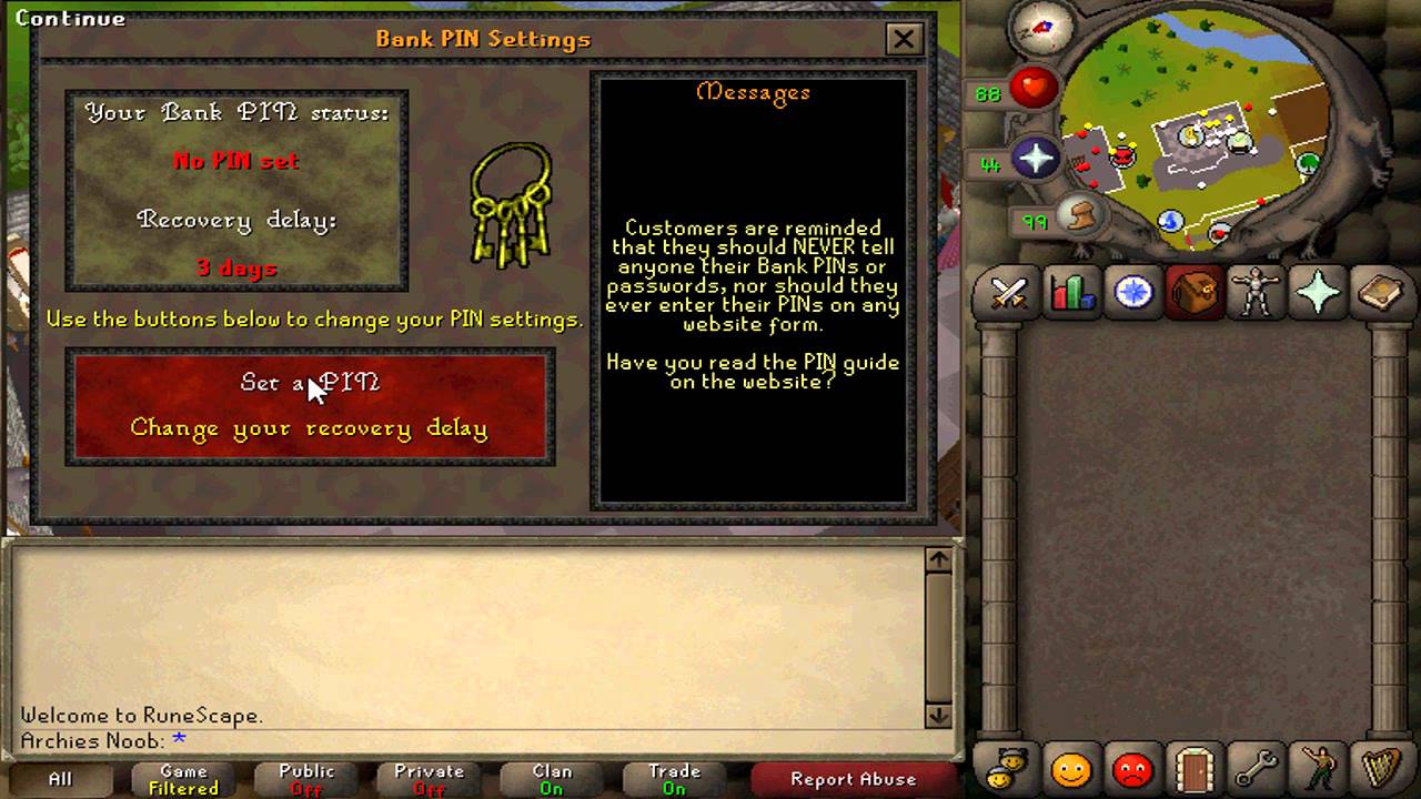 OSRS account security