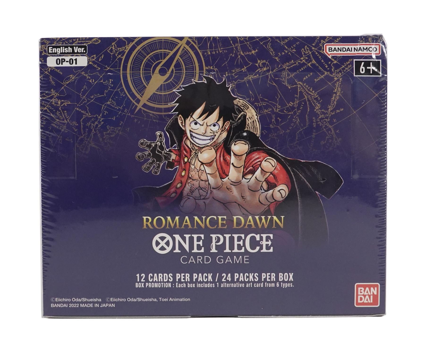 One Piece Card Game OP-01 Romance Dawn Booster Box Sealed English 1st Edition OPTCG