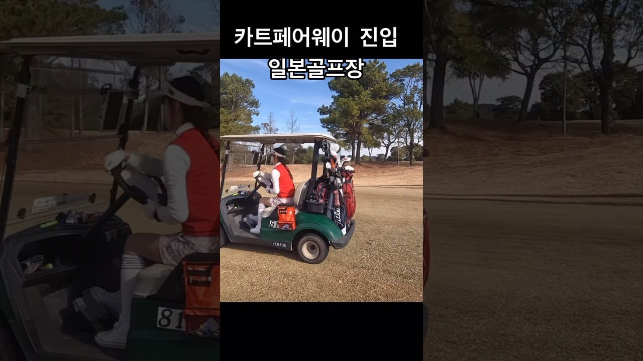 일본 골프장 카트 플레이