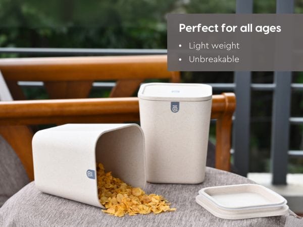 Square Canister for Pantry 2L Set of 3
