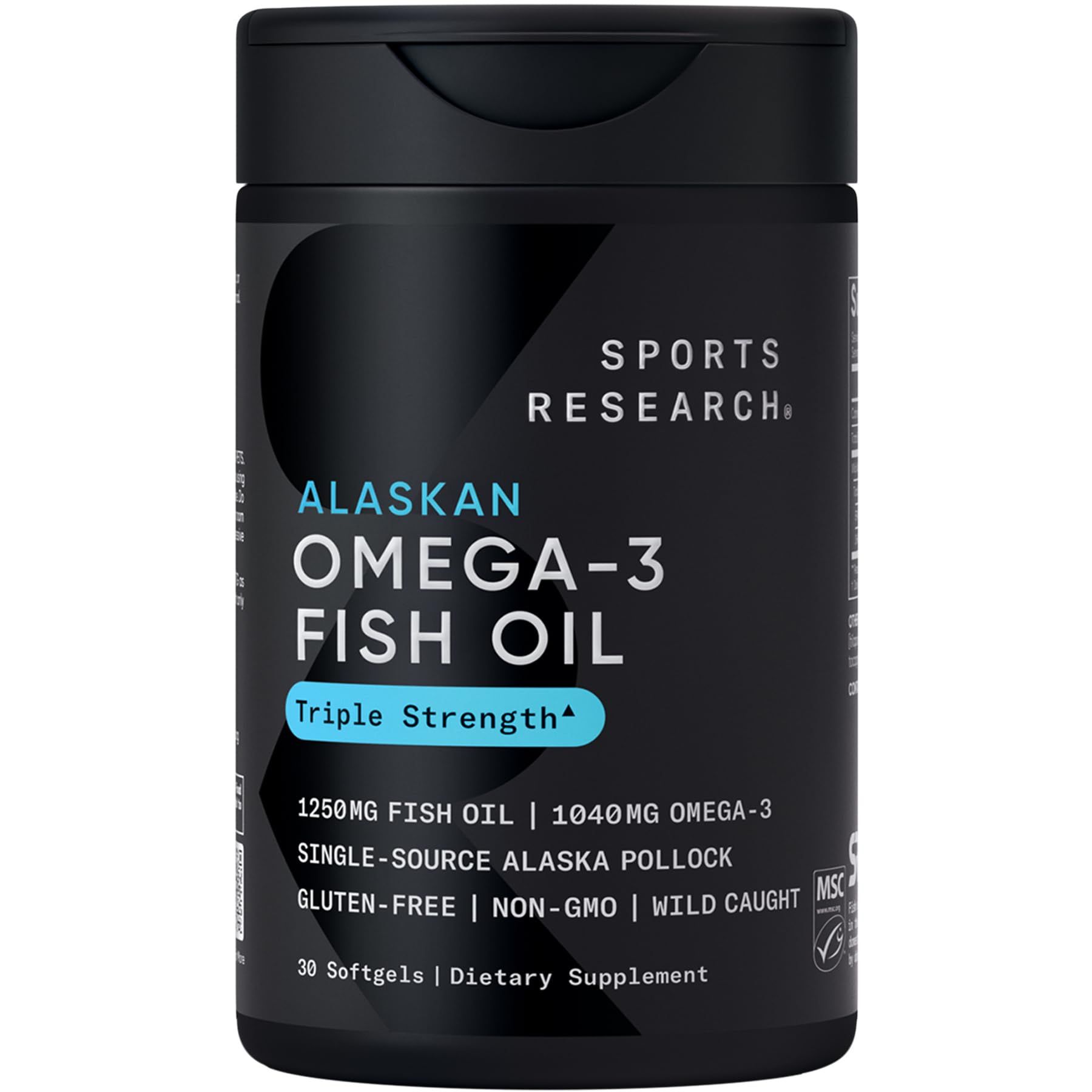Sports Research Omega-3 Fish Oil 1250 review customer value best omega 3 fish oil under budget