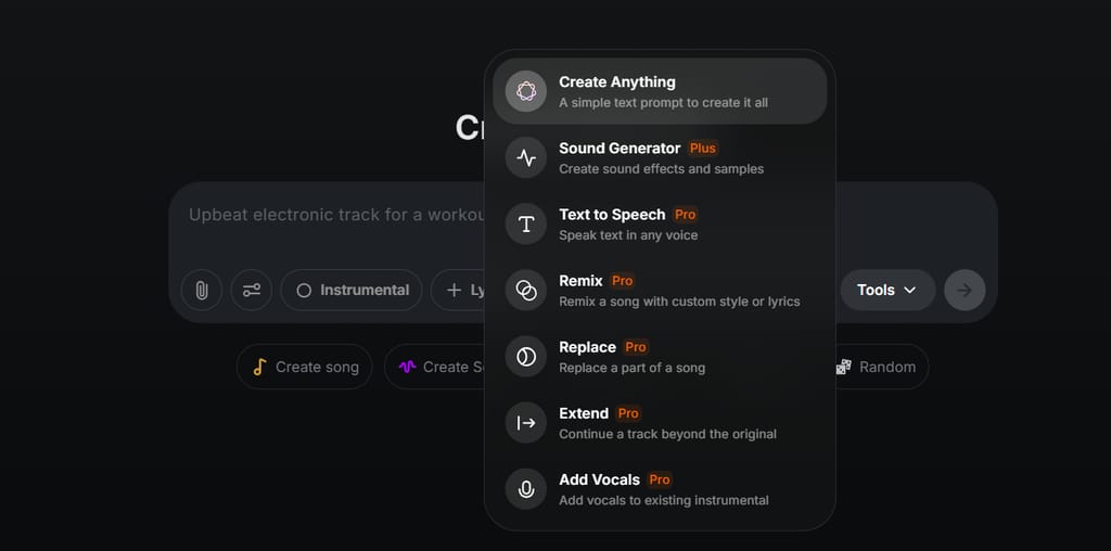 MusicGPT Tools Overview