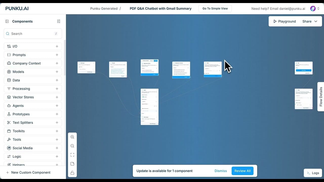 Punku AI Dashboard Interface