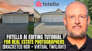 Fotello AI Editing Tutorial Interface