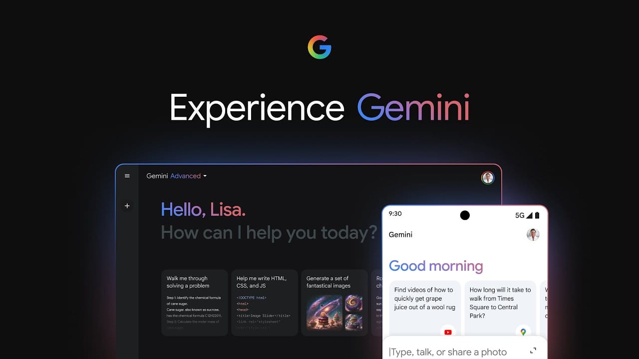 Google Gemini 2.0 AI Technology Interface