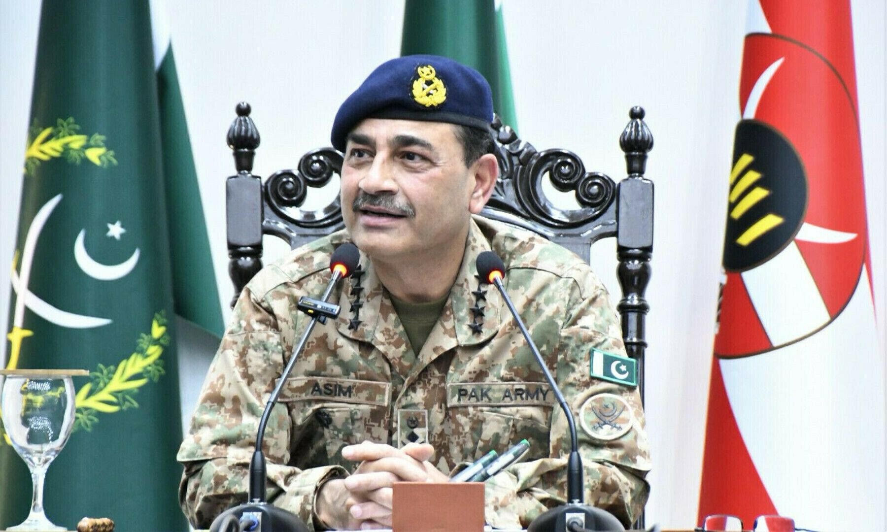 Field Marshal Asim Munir at the field marshal ceremony