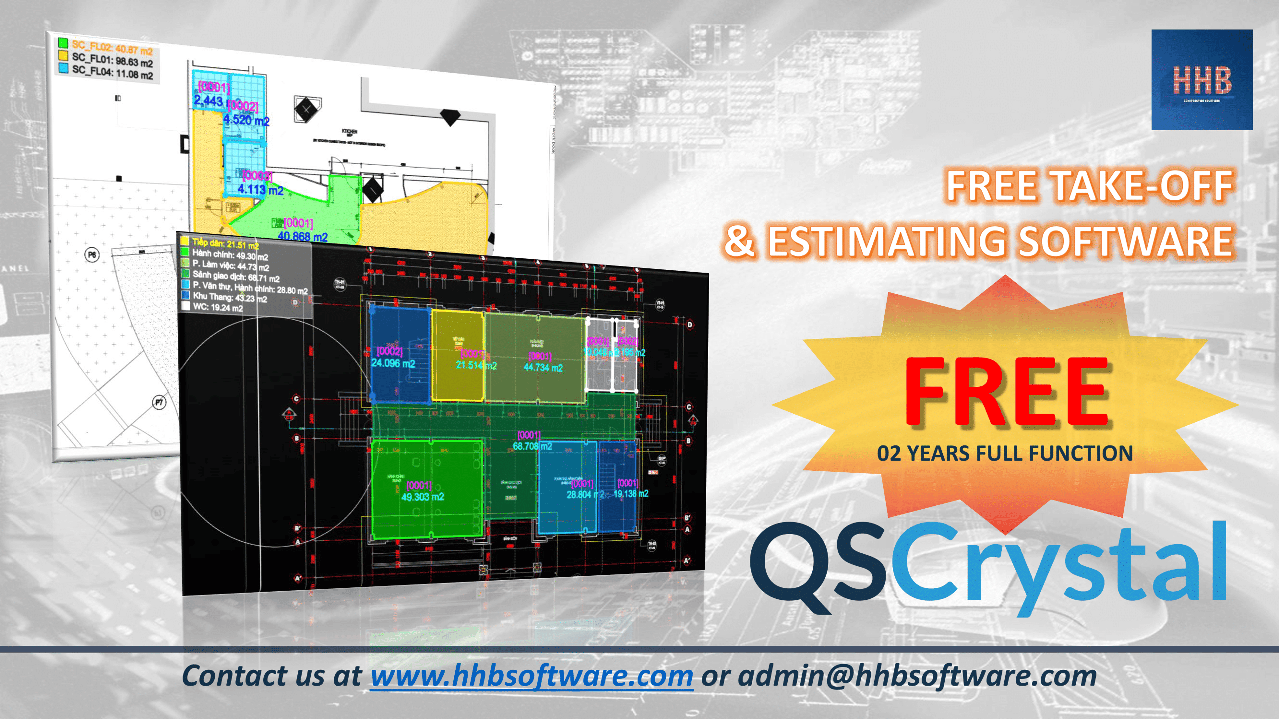 Tính năng bảng tính phần mềm QS Crystal