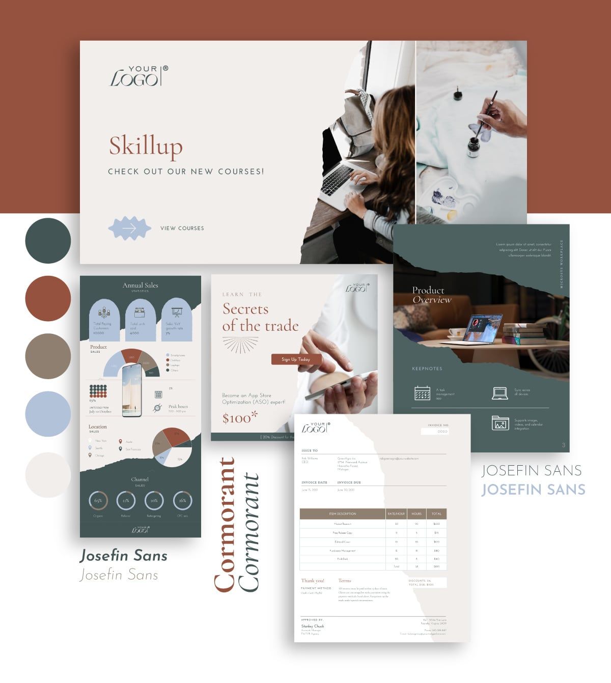 Professional business branding