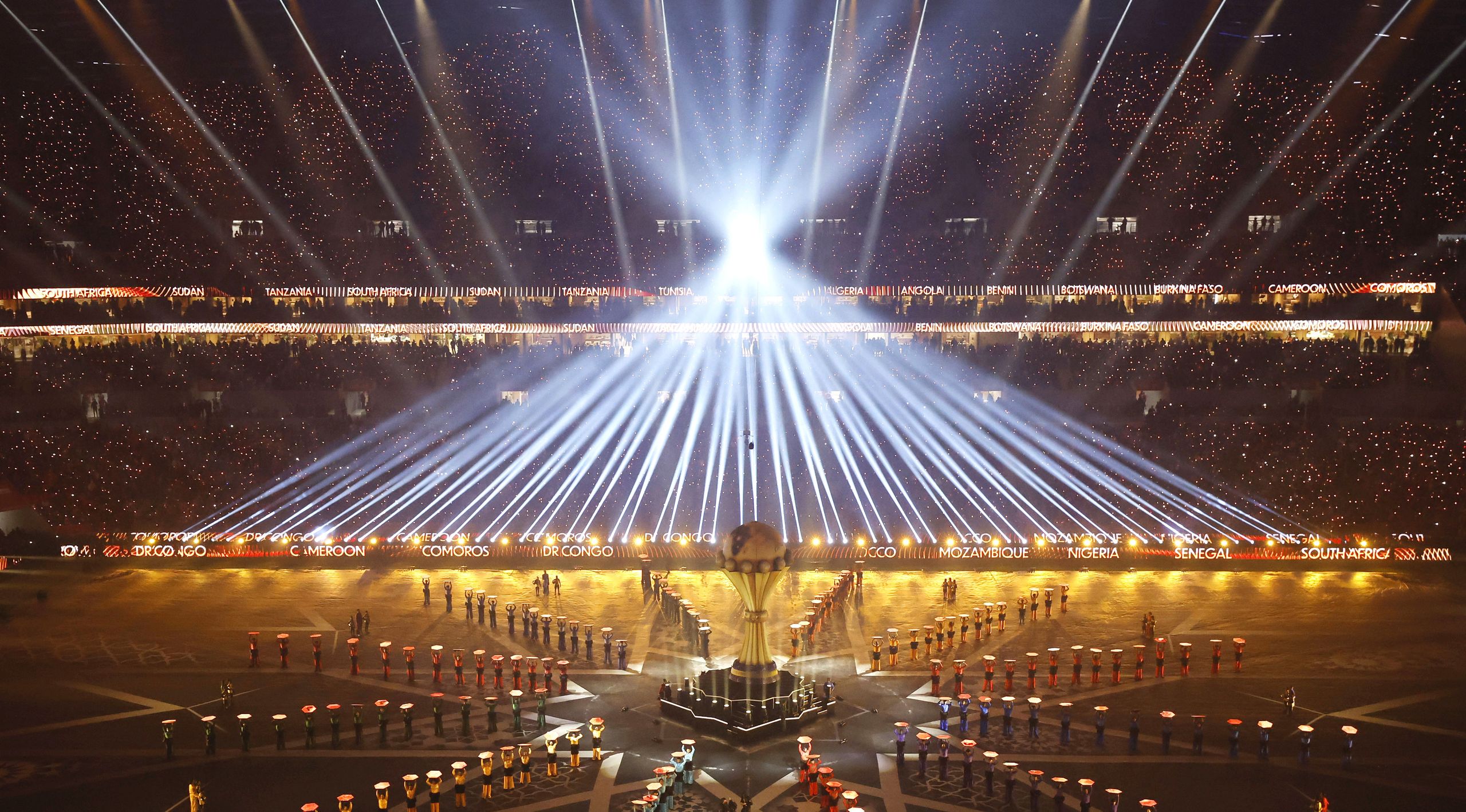 حفل افتتاح كأس أفريقيا 2025 في المغرب