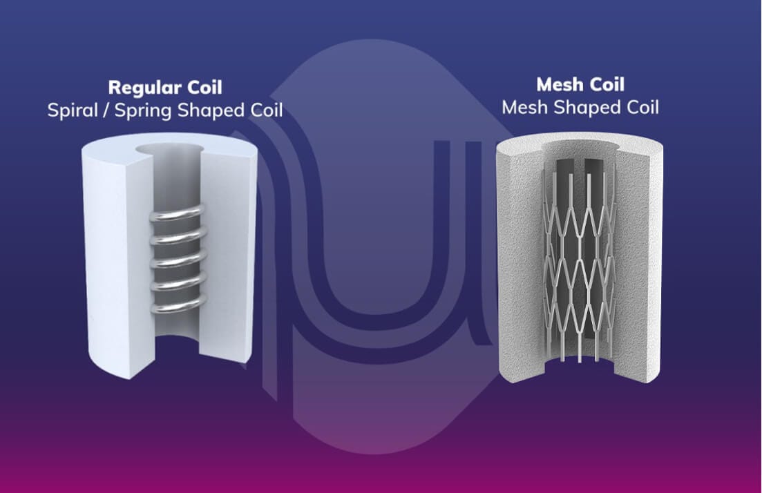 0.7 ohm mesh coil close-up