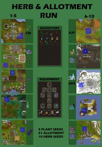 OSRS Ironman herb run