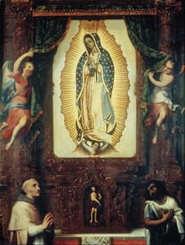 Altarpiece of the Virgin of Guadalupe with Juan Diego