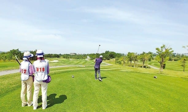 중국 골프장 라운딩