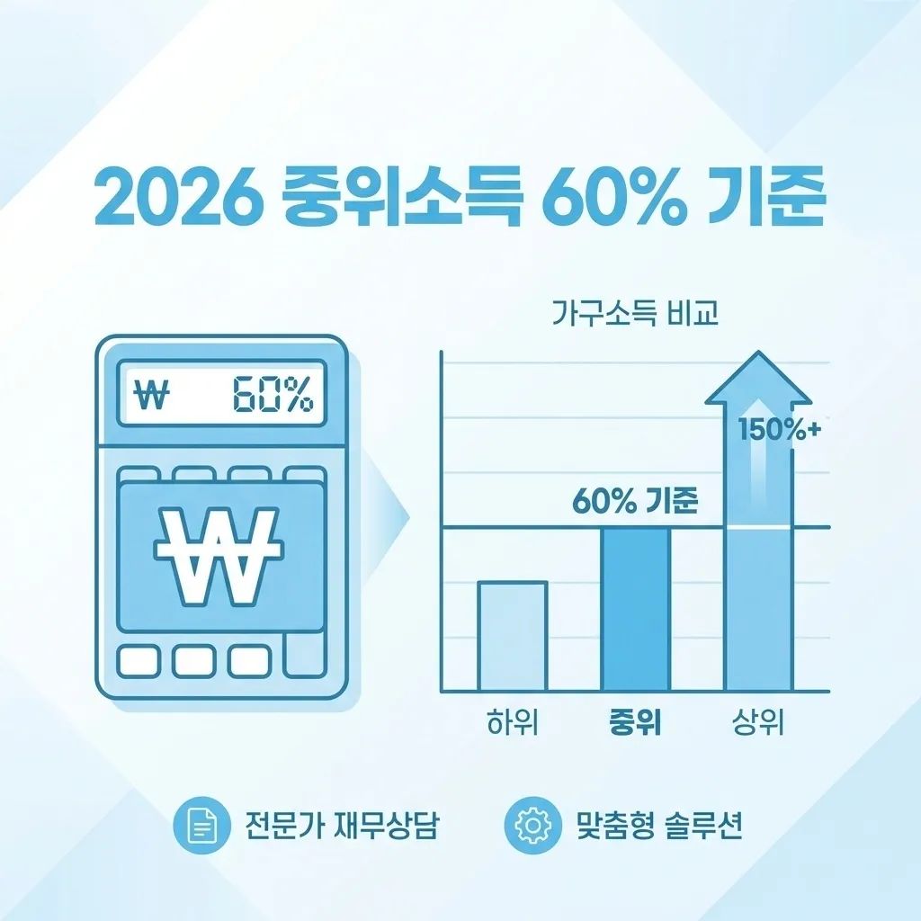 2026년 중위소득 60% 기준