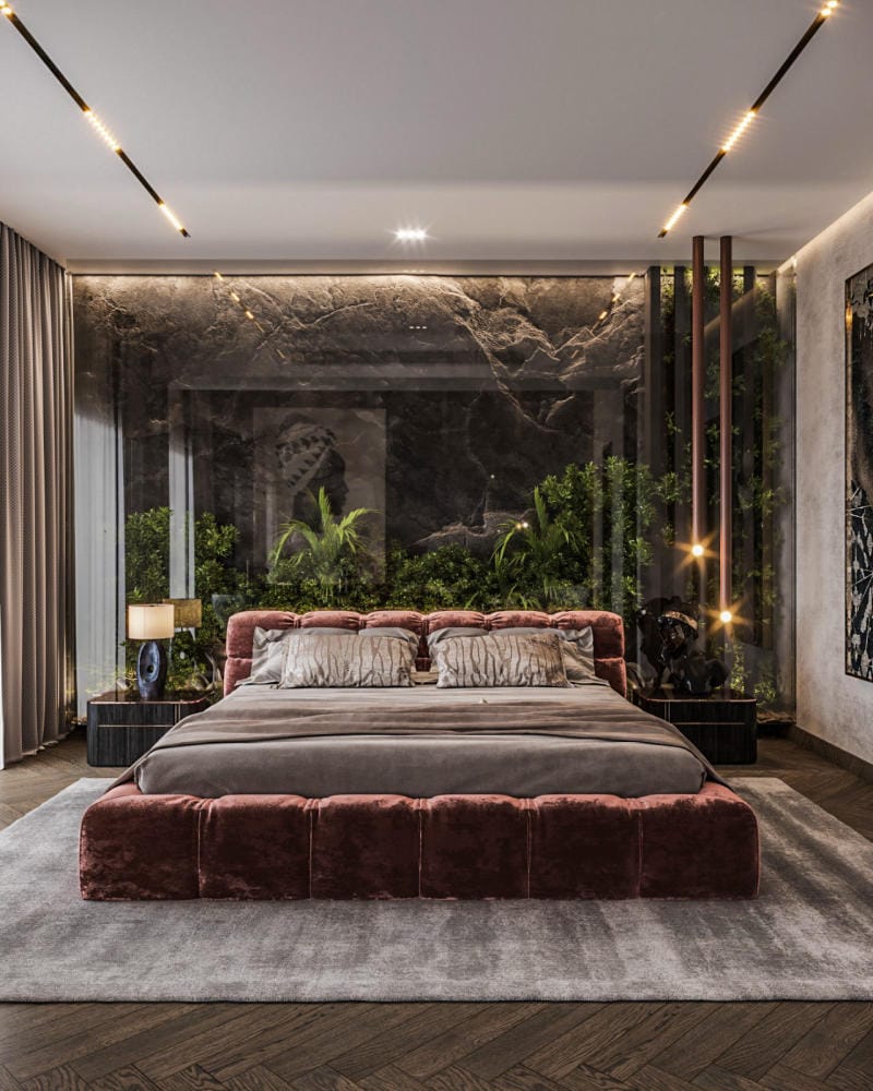 Phòng ngủ với nệm cao cấp