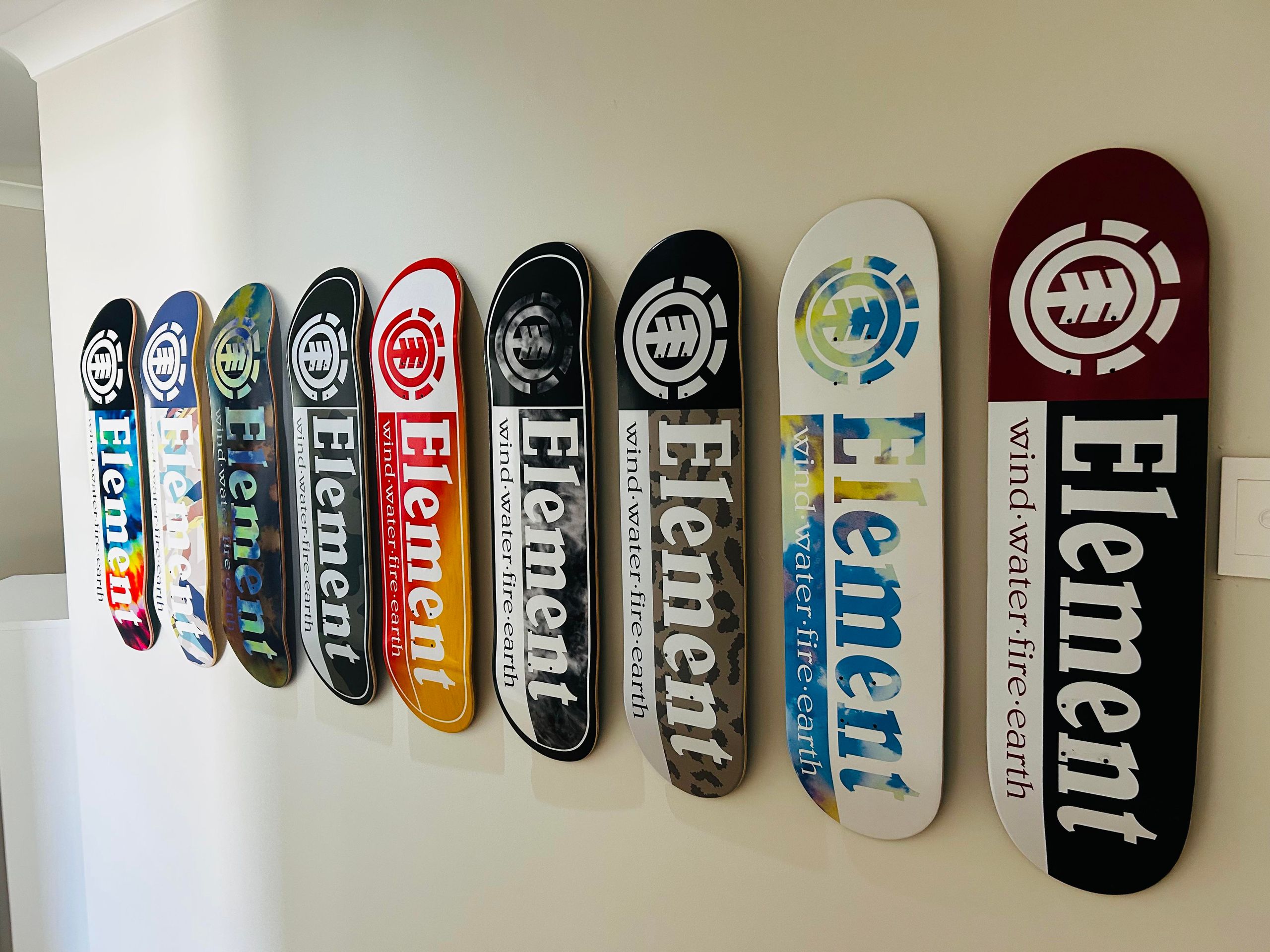 Element skateboard deck collection