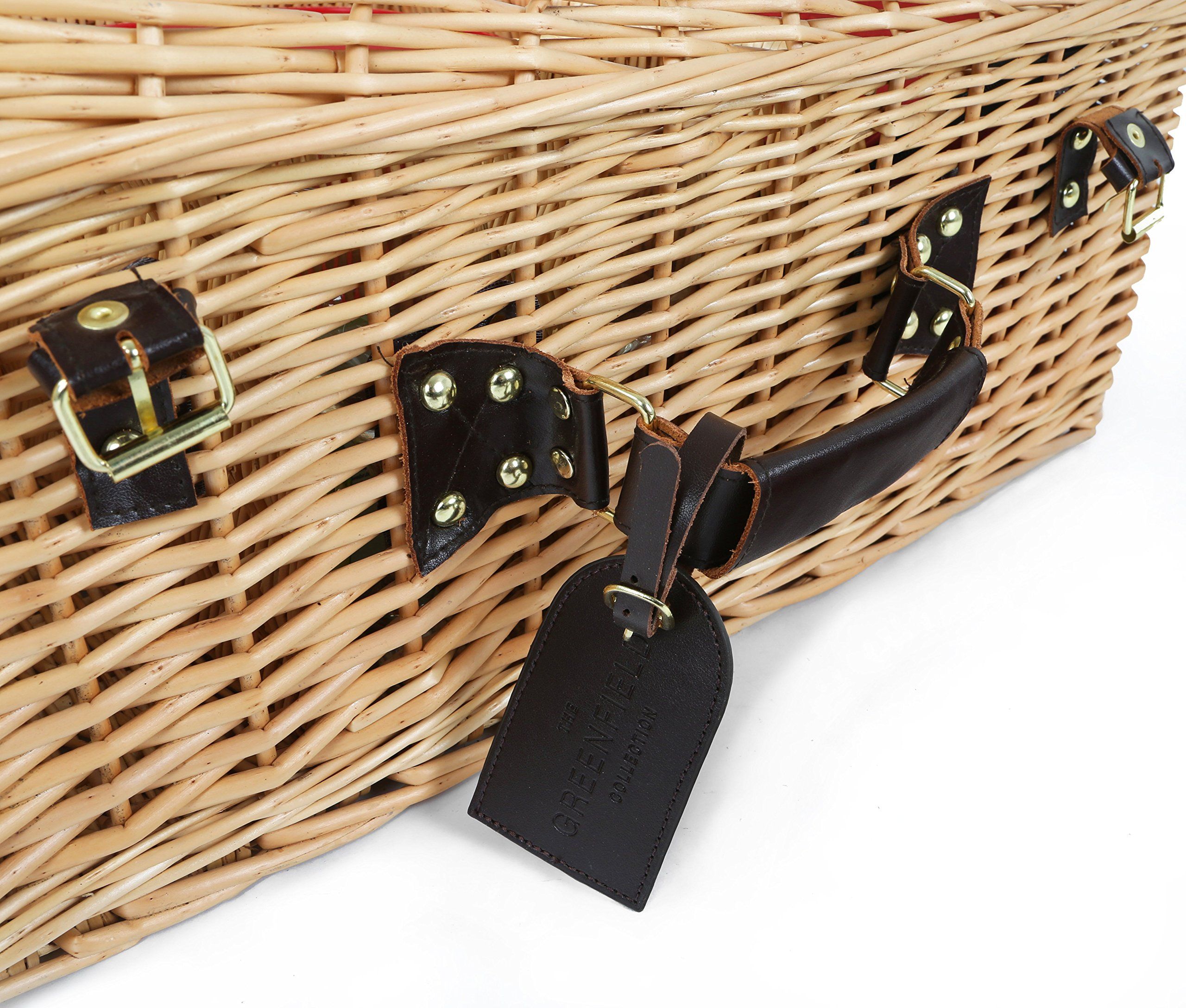 Windsor Hamper Willow Weave Detail