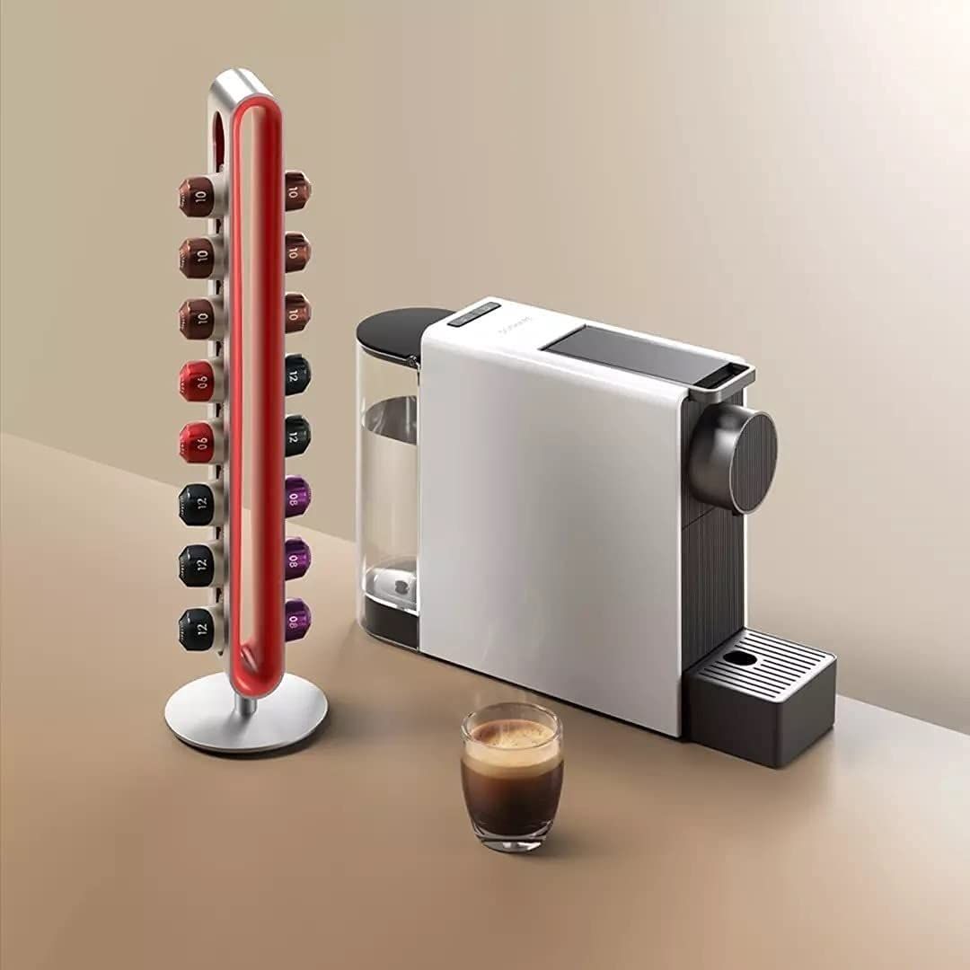 PLYLAY coffee machine design close-up