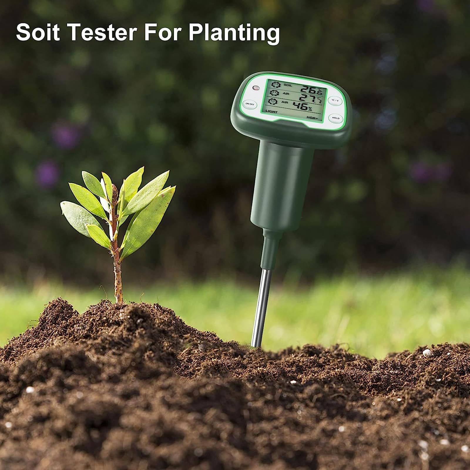 Digital soil thermometer